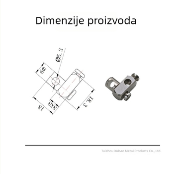 Bakrena slavina za sudoper s podiznim mehanizmom i okretom spoja — XUBO model 3.01.2045.06