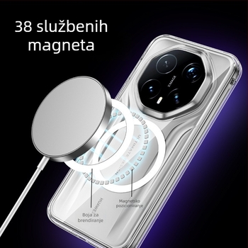 Zaštitna futrola Huawei Mate80RS, PVC materijal, toplom presovanjem, zaštita od pada, snažno magnetsko prianjanje