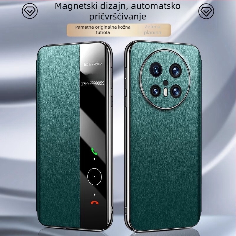 Kožna magnetska flip futrola za Huawei Mate70 Pro