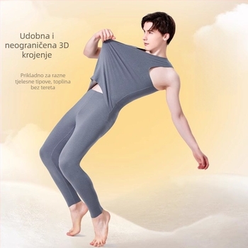 Unisex poliester termalni prsluk s baršunastim podom, debljina 251–300 g/m², okrugli izrez, preko glave