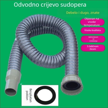 Dr. Dee PVC produženje kućne kanalizacijske cijevi — odvodna cijev za jednostavnu drez, kontrola mirisa