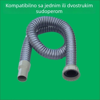 Dr. Dee PVC produženje kućne kanalizacijske cijevi — odvodna cijev za jednostavnu drez, kontrola mirisa