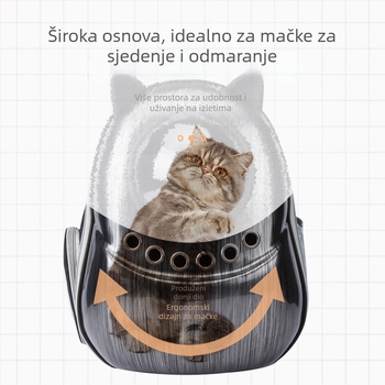 Ruksak za kućne ljubimce za izlazak — najlon, kapacitet 55L, srednja tvrdoća, Suijie bag