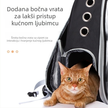 Ruksak za kućne ljubimce za izlazak — najlon, kapacitet 55L, srednja tvrdoća, Suijie bag