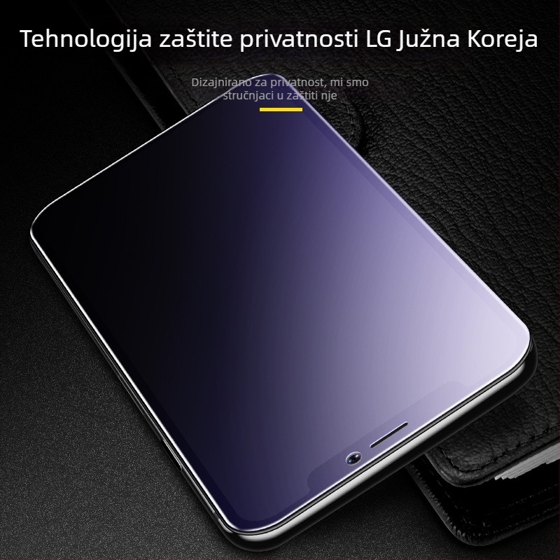 Prednji zaštitni film od kaljenog stakla za iPhone 14 Pro Max – Anti-Spy, Anti-Blue Light, Puno pokriće zaslona