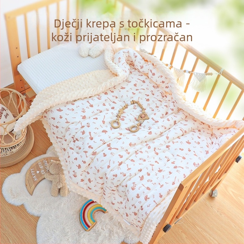 Dječja deka – tkanina od čiste pamuka, punilo od poliestera, zimsko razdoblje, za novorođenčad, prilagodljiva