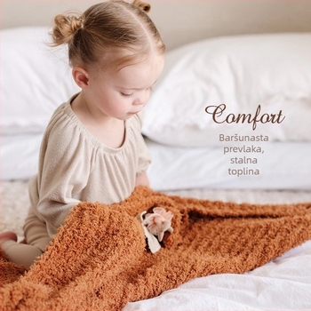 Dječja deka A razred (majčinsko-djetinska), zimska, sintetička vlakna, 800–1000 g, lagani luksuz