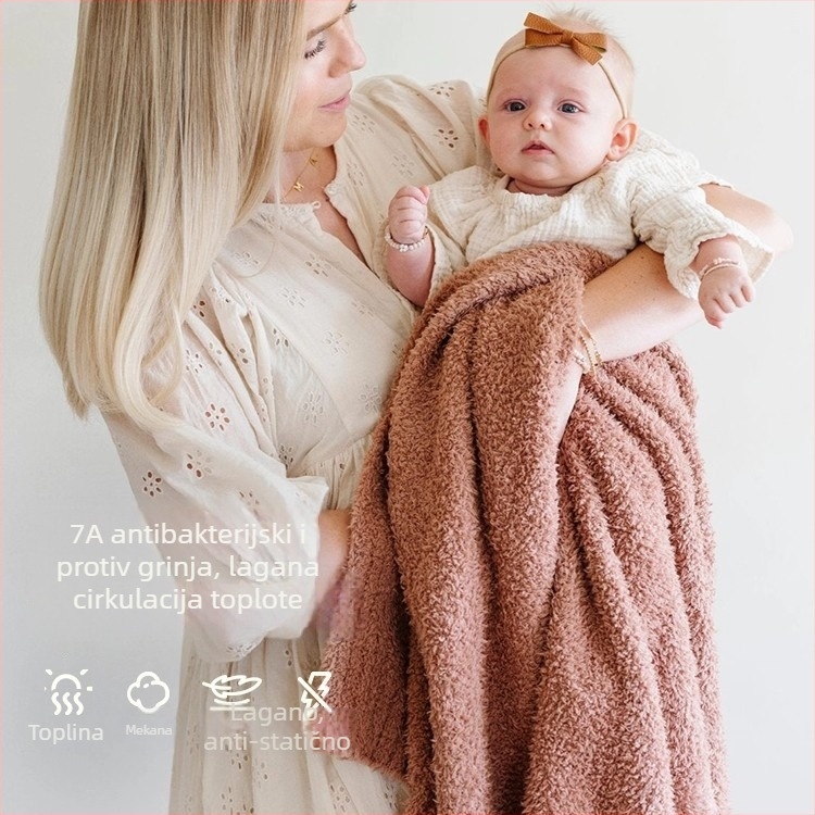 Dječja deka A razred (majčinsko-djetinska), zimska, sintetička vlakna, 800–1000 g, lagani luksuz
