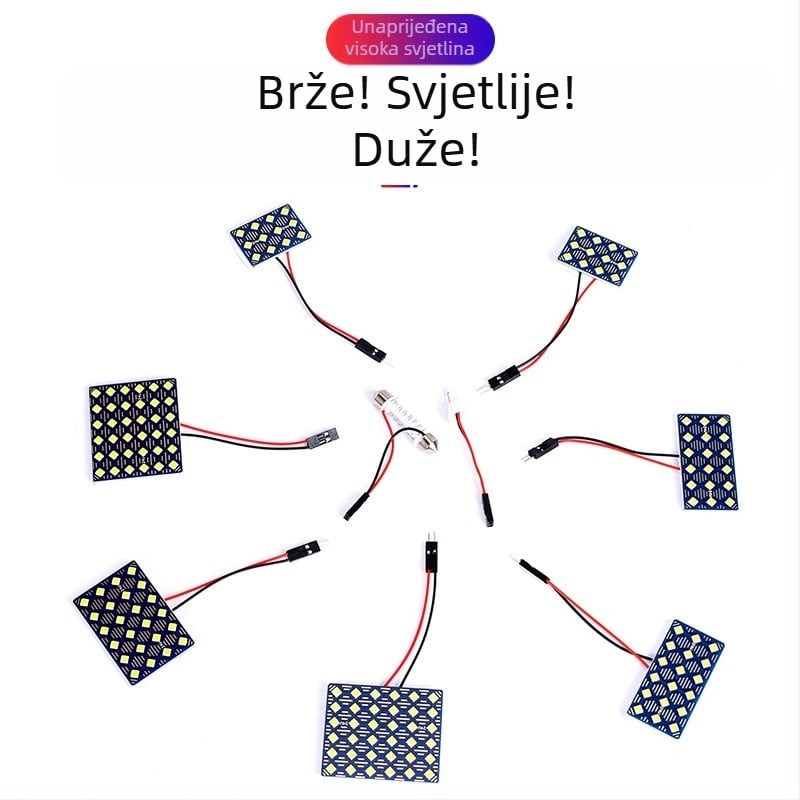 24V posebno automobilno lampe za čitanje s LED-om 5730 SMD visoke svjetline, 1080–1500 lm, snaga 0,5 W, materijal: debela stakloplastična ploča