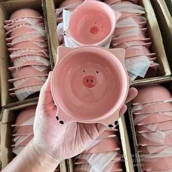 Keramička posuda s anti-tip dizajnom za male ljubimce, velika kapaciteta, fiksna posuda za hrčke, vjeverice i ježeve