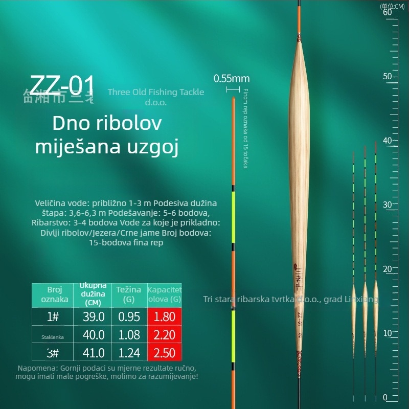 Three Old Man plutac od trske za vertikalni drift