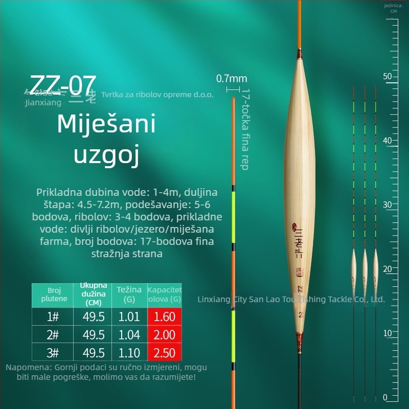 Three Old Man plutac od trske za vertikalni drift