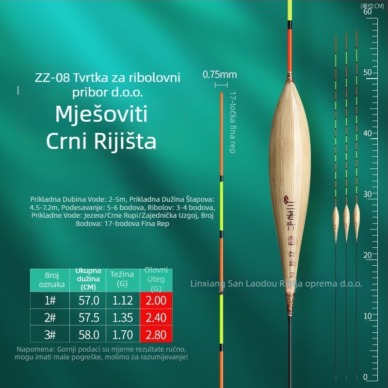 Three Old Man plutac od trske za vertikalni drift