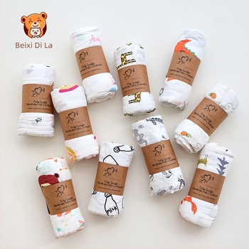 Besidira – 100% pamuk wrap za novorođenčad – uzorci: crtani likovi, cvijeće, oblici; za novorođenčad 0–1 godina