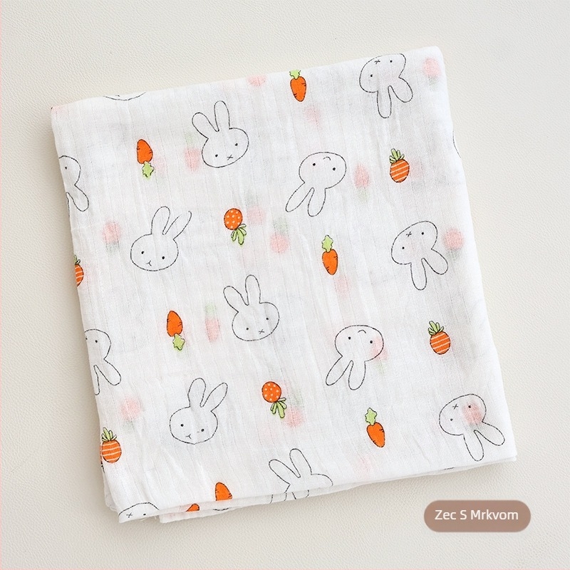 Besidira – 100% pamuk wrap za novorođenčad – uzorci: crtani likovi, cvijeće, oblici; za novorođenčad 0–1 godina