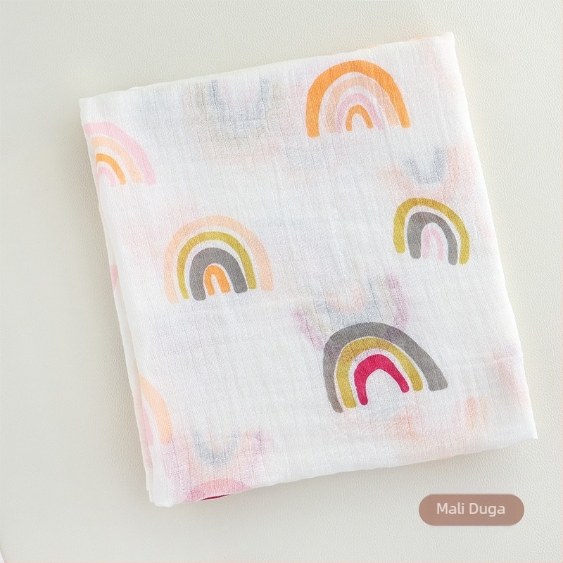 Besidira – 100% pamuk wrap za novorođenčad – uzorci: crtani likovi, cvijeće, oblici; za novorođenčad 0–1 godina