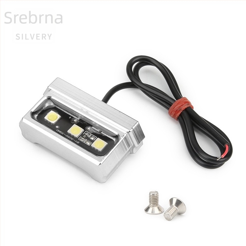 Motocikl stražnje svjetlo s CNC okvirom za tablicu od aluminijske legure, 12V