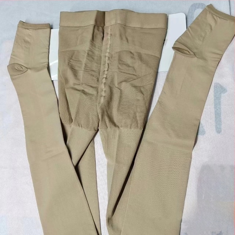 Ženske kompresivne hulahopke s otvorenim prstom za ublažavanje varikoznih vena, medicinski razred, Lycra/Spandex 30–50% sadržaj, sve sezone