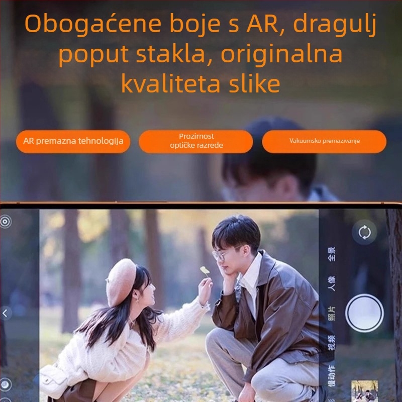 Zaštita objektiva kamere — tvrdo staklo, zaštitni film za objektiv, mat, HD, otpornost na pad, za iPhone 14 seriju