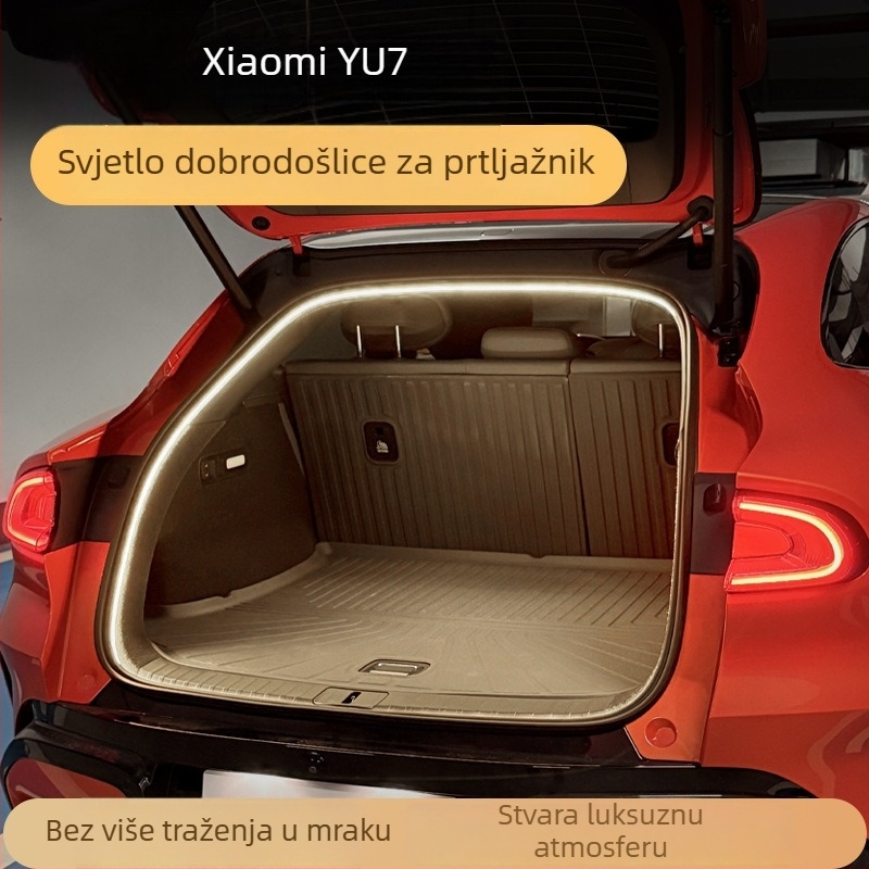 Yu7 unutarnje svjetlo prtljažnika LED – dekorativno svjetlo, silikon+LED, 12V, 8W, Yu7 model, kompatibilan Yu7