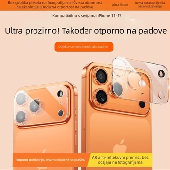 Zaštitnik stražnje kamere iPhone — Marka YOT, Kaljeno staklo, Puna zaštita, Kompatibilno s iPhone 12, 14, 13