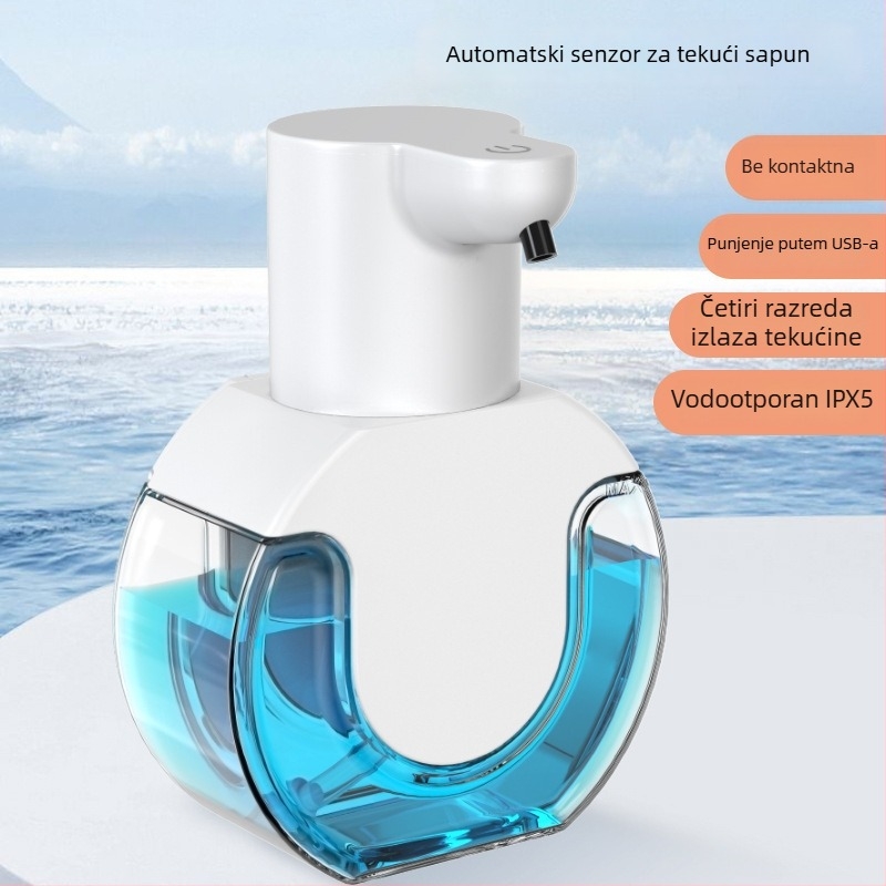 Automatski dozator sapuna s detekcijom senzora, zidni, ABS plast, 287 g, sprej plastika, moderan dizajn