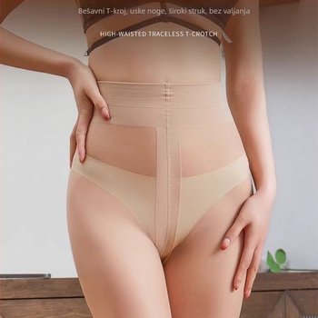 Ženske hulahopke visokog struka za podizanje stražnjice, ultra-tanke, jednobojni uzorak, 5D denier, najlon, puna duljina, baršunasti materijal