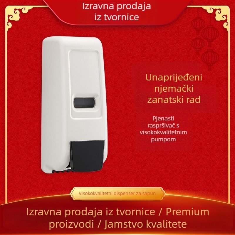 Zidni ručni dozator pjene za sapun, s jednim izljevom, plastični, moderan dizajn, Sunboson Xiangchen