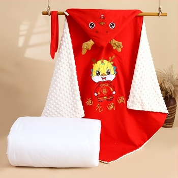 Dječja pamukova deka za novorođenče - zima i jesen, uzorci: životinje, crtani filmovi; nadjev: sintetičko vlakno