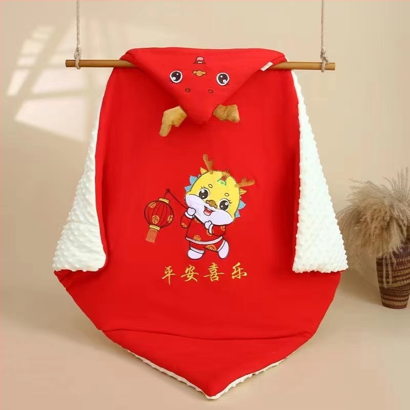 Dječja pamukova deka za novorođenče - zima i jesen, uzorci: životinje, crtani filmovi; nadjev: sintetičko vlakno