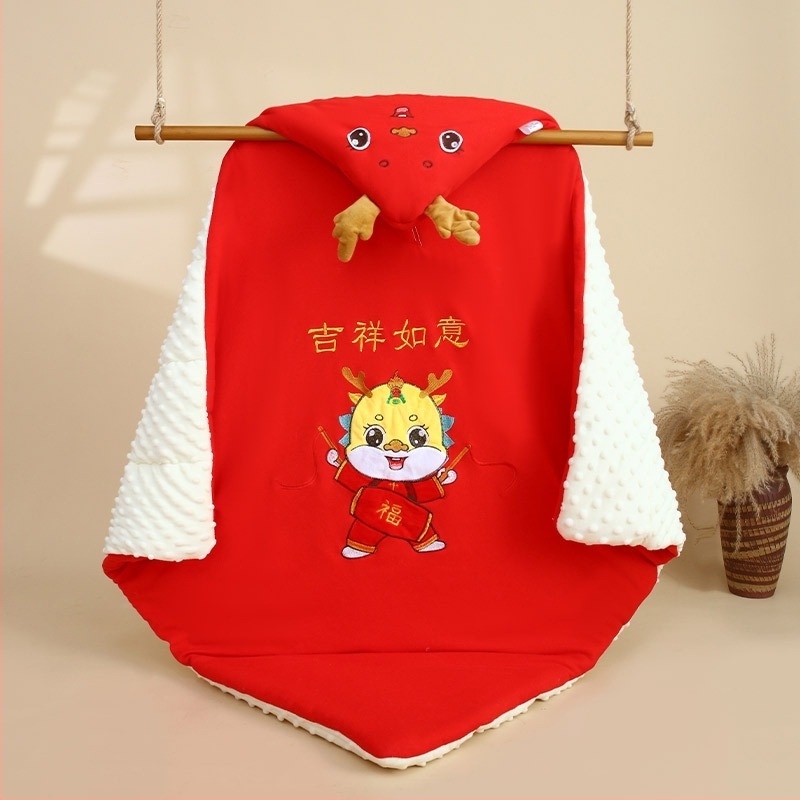 Dječja pamukova deka za novorođenče - zima i jesen, uzorci: životinje, crtani filmovi; nadjev: sintetičko vlakno