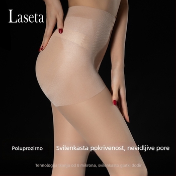 hulahopke 30D s podizanjem stražnjice i oblikovanjem struka, anti-zagrizanje, upijanje znoja, core-spun nylon 70–80%