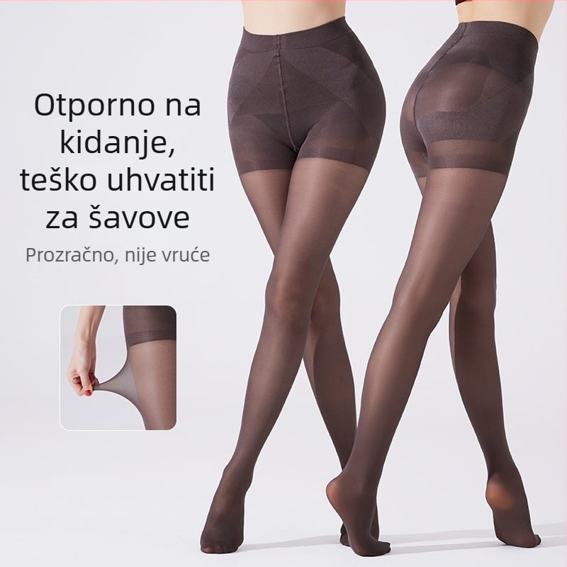 hulahopke 30D s podizanjem stražnjice i oblikovanjem struka, anti-zagrizanje, upijanje znoja, core-spun nylon 70–80%