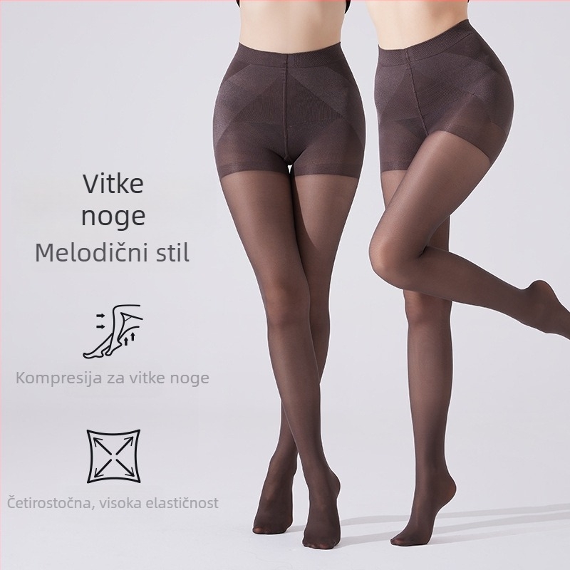 hulahopke 30D s podizanjem stražnjice i oblikovanjem struka, anti-zagrizanje, upijanje znoja, core-spun nylon 70–80%