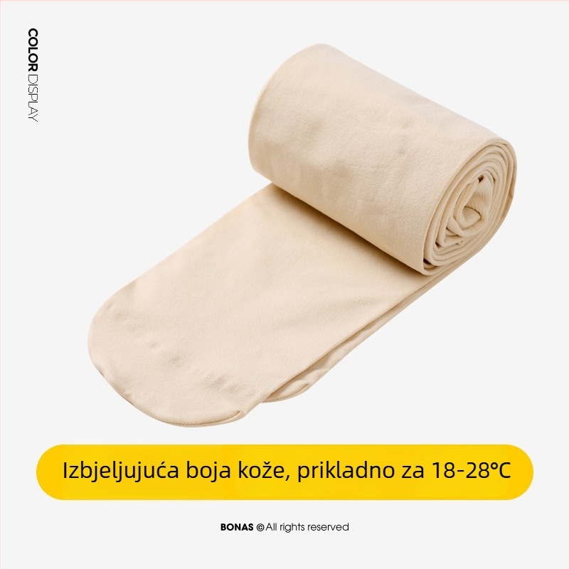 Hlačne čarape od velura 80D, tanke, nevidljive i protuklizne, najlon