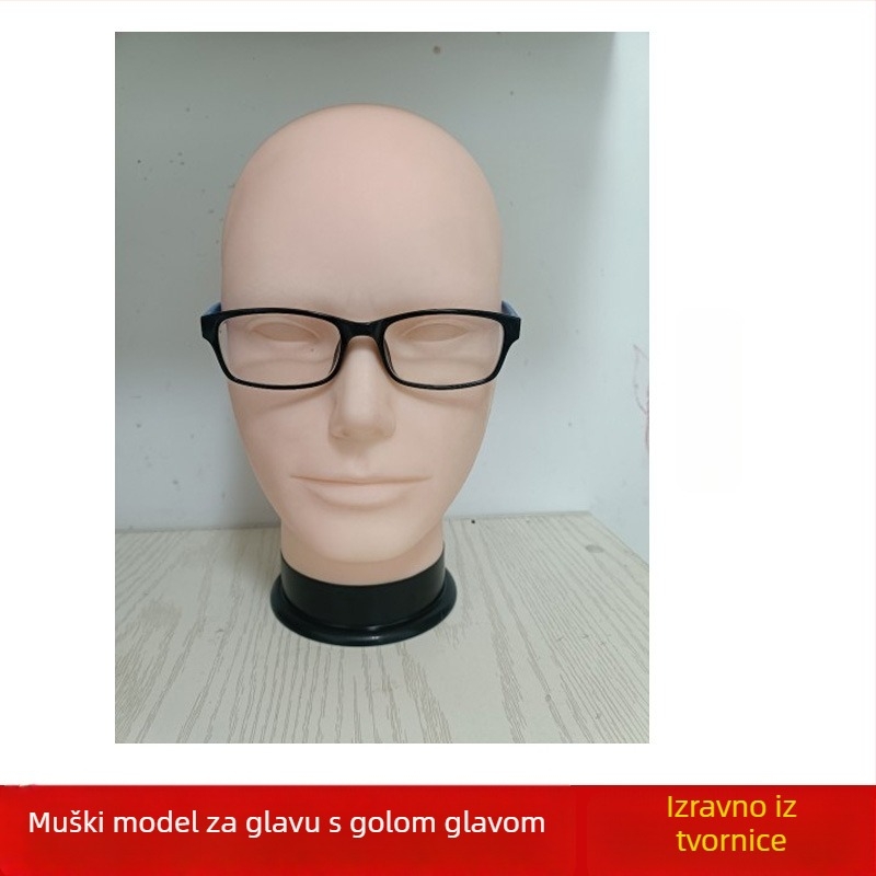 Model glave za periku za cosplay s držačem, model RBE-GT09; materijal kose: K silk / p silk; frizura paruke: anime cosplay; duljina kose: srednja do dugačka; opseg glave: velik