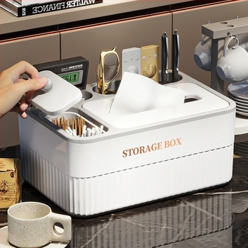 Kutija za maramice s glavom zeca – višenamjenska PP kutija za automobil, dnevnu sobu ili kupaonicu; 50-komplet, mogućnost ispisa logotipa