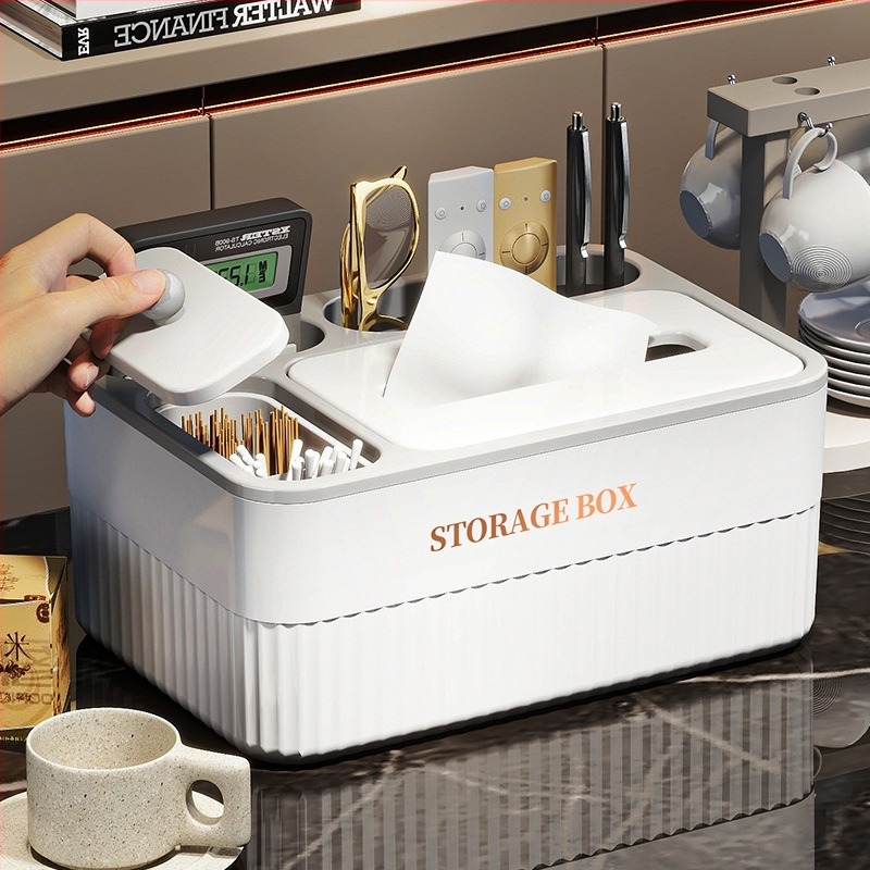 Kutija za maramice s glavom zeca – višenamjenska PP kutija za automobil, dnevnu sobu ili kupaonicu; 50-komplet, mogućnost ispisa logotipa