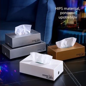 Plastična kutija za papirnate maramice, model 1040, set 72 komada, mogućnost tiska logotipa, višenamjenska
