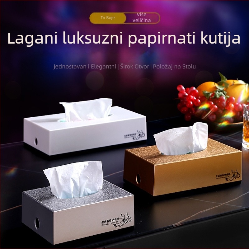 Plastična kutija za papirnate maramice, model 1040, set 72 komada, mogućnost tiska logotipa, višenamjenska