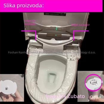 Blue Weibao plastični set rola toaletnog papira – 25 rola po kutiji, vanjska kutija 277×277×123 mm