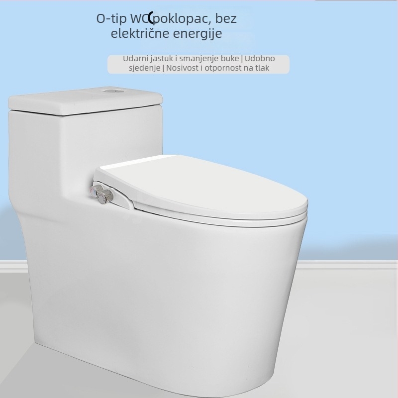 Pametan neelektrični nastavak za WC sjedalo s prilagodljivim tlakom vode, toplа/hladna, PP materijal, model LSCOLO-901/902/903