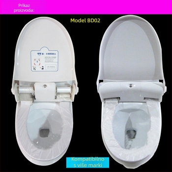 Jednokratni zaštitnik za poklopac WC-a – plastični PE film, marka Rotating pad, kartonska kutija 277×277×123 mm