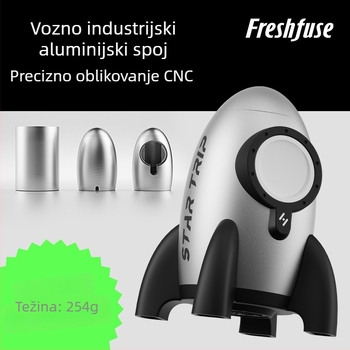 Stanica za punjenje Apple Watch od zrakoplovnog aluminija s silikonskom bazom, kompatibilna s Apple Watch, 254 g