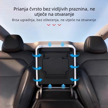 Yingtu tekući silikon poklopac za pretinac naslona za ruku za Tesla Model 3/Y/YL – prilagodljiv dodatak