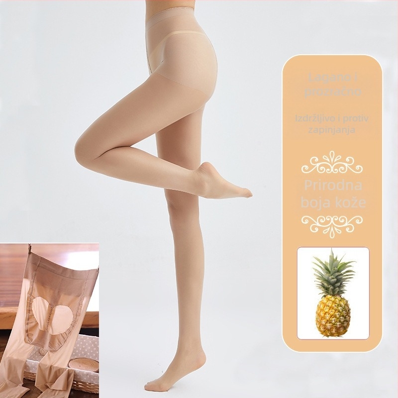 Peach Butt tajice za žene, 15D, visok struk za oblikovanje, prozračne i nevidljive