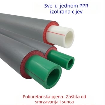 YFT PPR izolirani integrirani cijev s poliuretanskom pjenom, trostruki sloj kompozit, UV zaštita, model 20-63