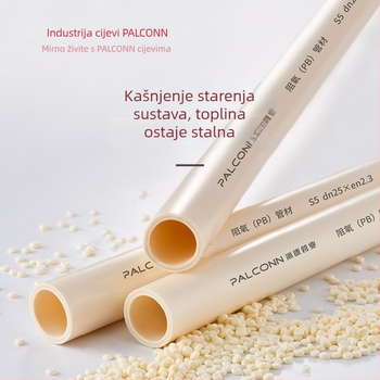 PB polibutilenska cijev s oksidacijskom barijerom, 3-5 slojeva, za toplo i hladno vodu, pitka voda Palconn-pb