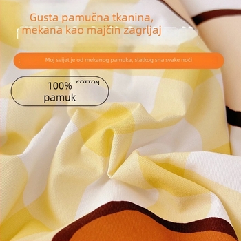 Glaixing Dječji spavaći vreć – 100% pamuk, poliester punjenje, anti-kick quilt, jednostavan stil