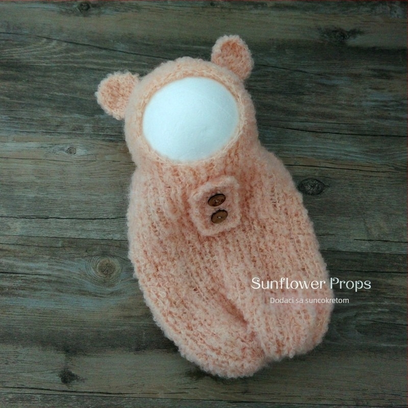 Dječji vrećasti spavač za bebe u kokonskom stilu, punilo od baršuna pamuka, miješana tkanina, perivo (za bebe 0–1 godina)